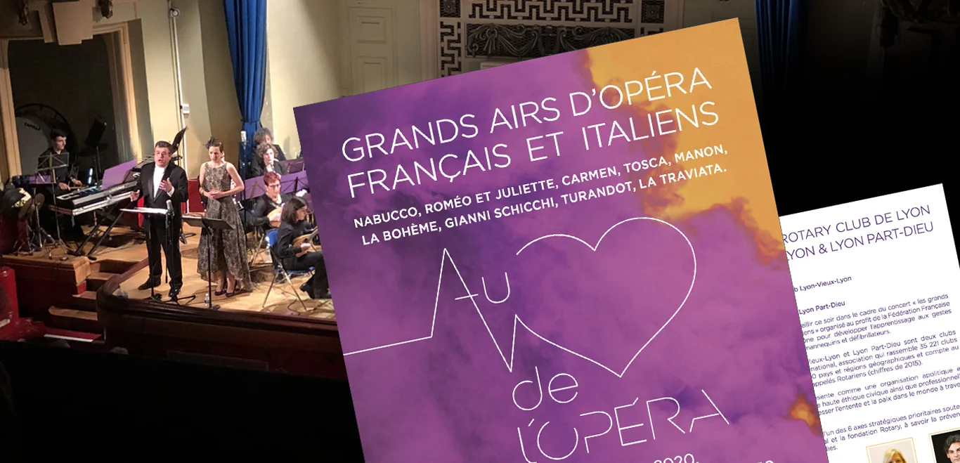 Au coeur de l'Opéra pour la Fédération Française de Cardiologie Val-du-Rhone