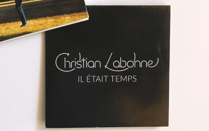 Christian Labonne "Il était temps", CD et pochette